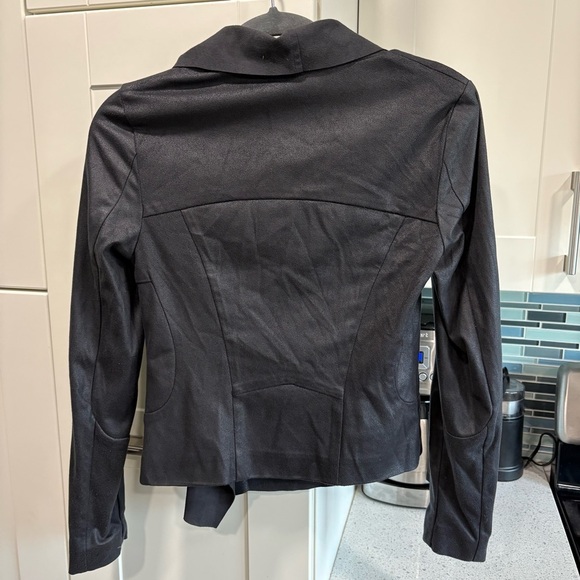 Silence + Noise Riley vegan leather drapey jacket - Picture 8 of 8